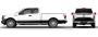 View Custom Graphics by VISCO Stripe Kit - Two Tone Stripe, Red/Black Full-Sized Product Image 1 of 7