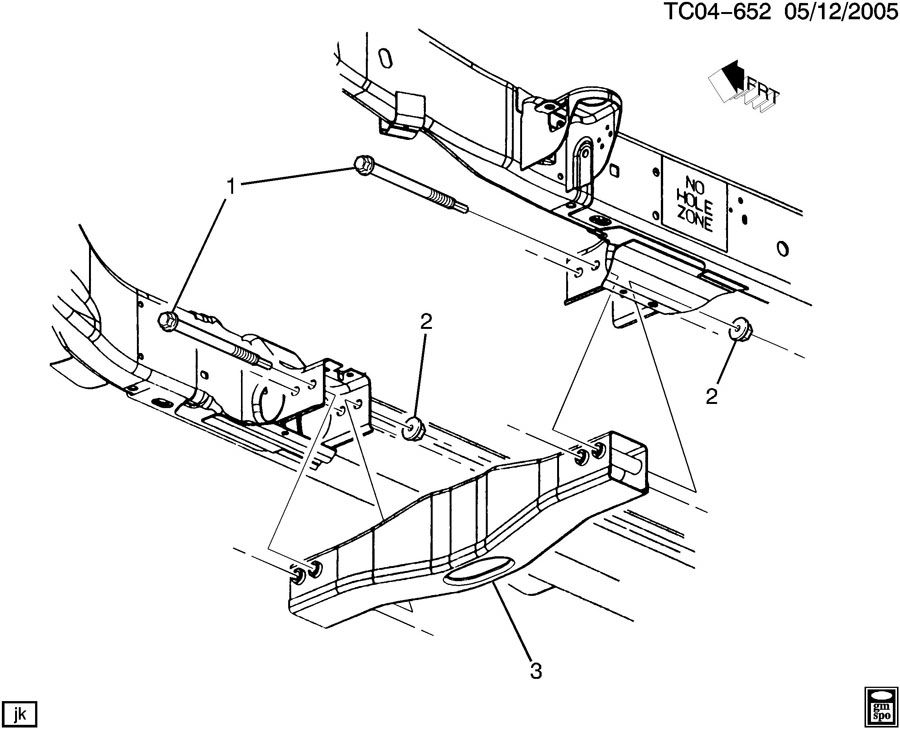 Cadillac ESCALADE FRAME/TRANSMISSION SUPPORTS