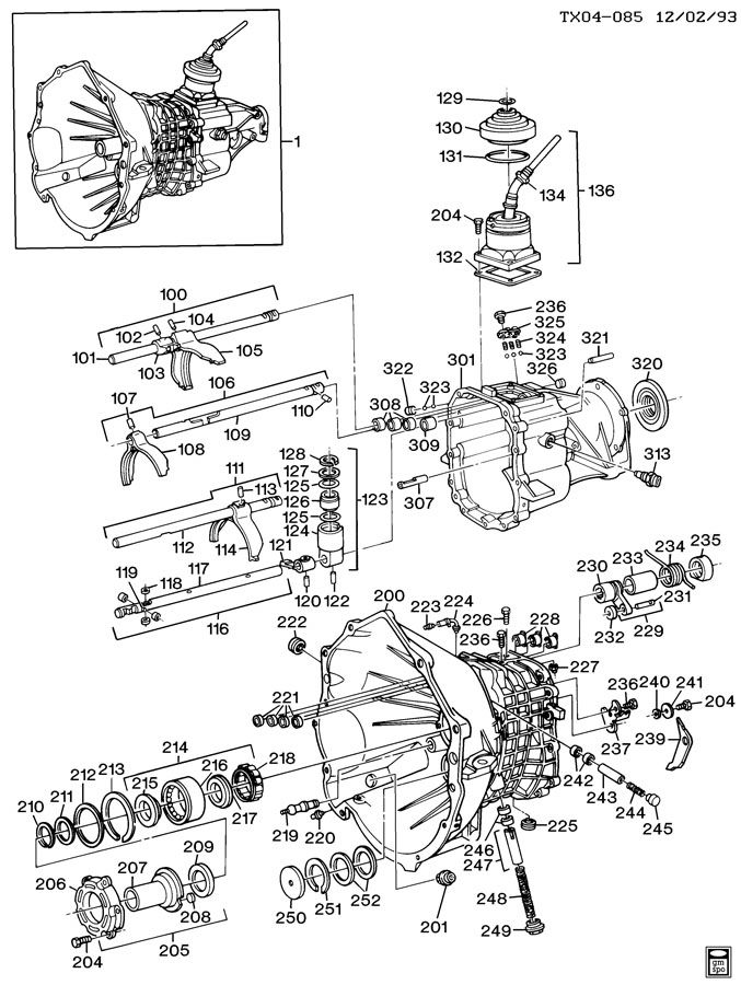 Chevrolet K1500 5-SPEED MANUAL TRANSMISSION