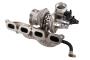 Manifold. Converter. Exhaust. Turbocharger. A complete turbocharger.