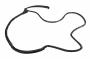 Image of Door Seal image for your 2021 GMC Sierra 2500 HD 6.6L V8 A/T RWD SLE Crew Cab Pickup Fleetside 