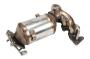 Catalytic Converter with Integrated Exhaust Manifold