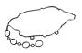 Image of Engine Valve Cover Gasket image for your 2005 Chevrolet Corvette   