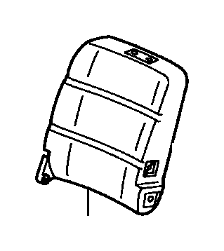 View 81322-S0X-A62 PAD & FRAME, R. MIDDLE        SEAT-BACK (TS TECH)            Full-Sized Product Image