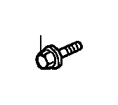 View 90455-S5A-003 BOLT, FLANGE (12X40) Full-Sized Product Image