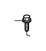 View 90173-SHJ-000 BOLT, FLANGE (12X40) Full-Sized Product Image
