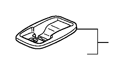 View 91560-SHJ-A21 CLIP, STRIKER COVER Full-Sized Product Image