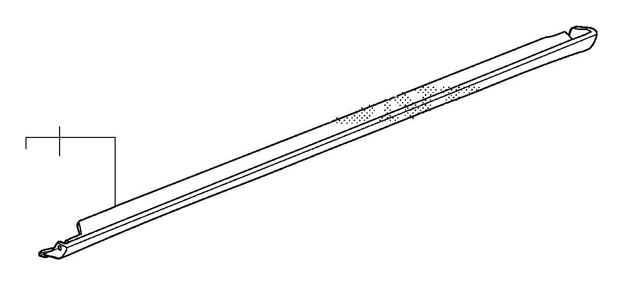 View 71850-SHJ-A12ZG GARNISH ASSY., L. SIDE SILL   *NH679M*(SLATE GREEN METALLIC).  Full-Sized Product Image