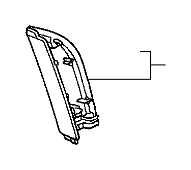 View 76220-SHJ-A02ZA GARNISH, R. DOOR MIRROR       *NH167L*(GRAPHITE BLACK).  Full-Sized Product Image