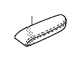 View 83733-SJC-A42ZF ARMREST ASSY., R. RR. DOOR    *YR309L* (LEA)(LIGHT BEIGE).  Full-Sized Product Image