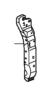 View 60414-SJC-A01ZZ STAY, L. BULKHEAD SIDE                                       Full-Sized Product Image