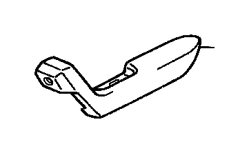 View 83543-SM4-960ZE ARMREST, R. FR. DOOR *Y18L*(SILKY IVORY).  Full-Sized Product Image
