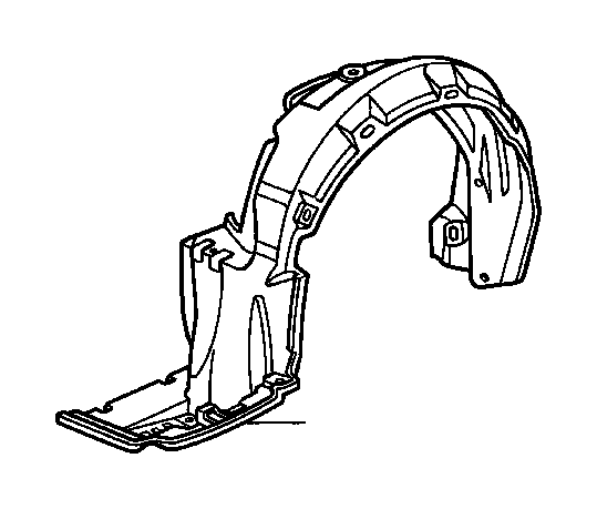 View 74101-SM4-010 FENDER, R. FR. (INNER)                                       Full-Sized Product Image