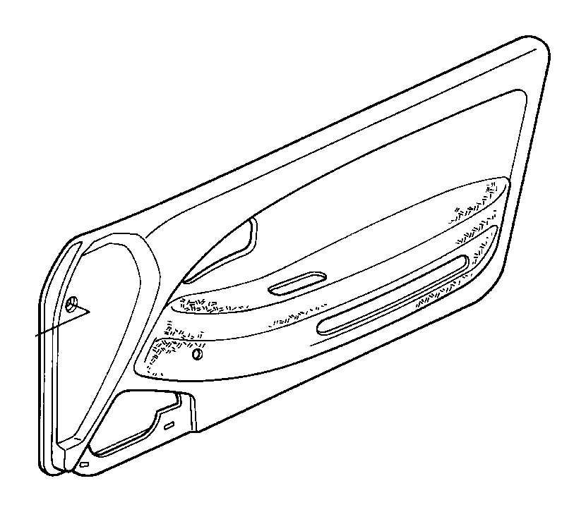 View 83583-SR8-A00ZC LINING, L. DOOR *2TN122*(EXCEL CHARCOAL/MYSTIC GRAY).  Full-Sized Product Image