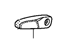 View 81180-SWA-A22ZB ARMREST ASSY., R. FR. SEAT    *NH642L* (LEA)(INDIGO BLACK).  Full-Sized Product Image