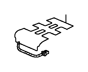 View 81134-SWA-952 HEATER, FR. SEAT CUSHION                                     Full-Sized Product Image