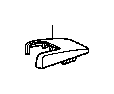 View 81107-SWA-A01ZA COVER, R. FR. SEAT FOOT       (OUTER) *NH598L* (RR)(ATLAS GRAY).  Full-Sized Product Image