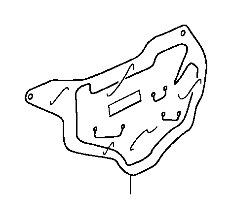 View 72361-SWA-A01 SEAL, L. FR. DOOR HOLE                                       Full-Sized Product Image