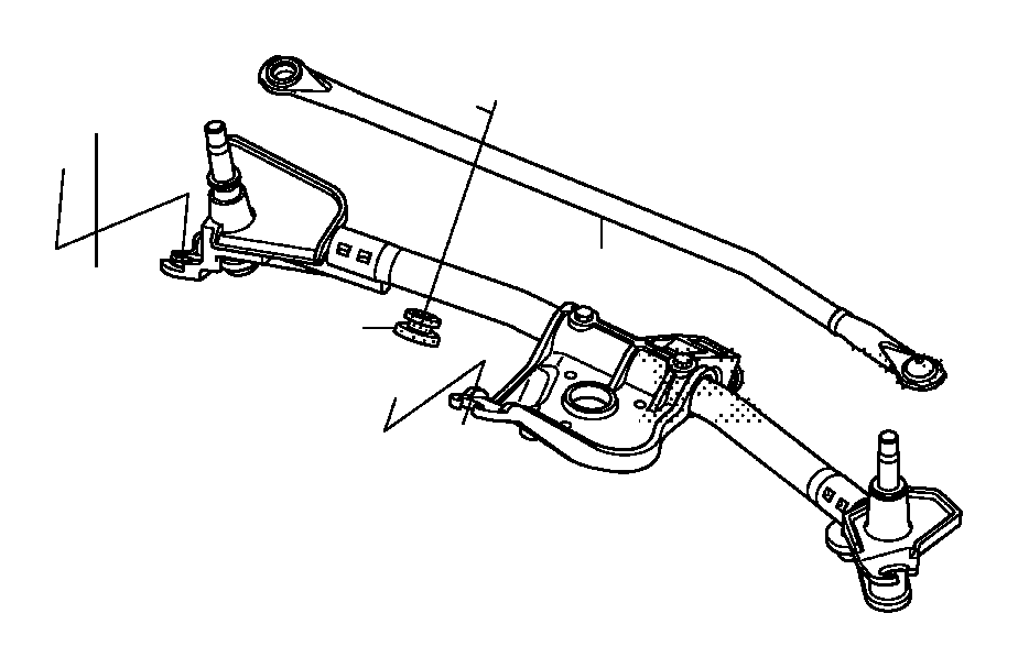 Honda Pilot Rod unit b. Windshield, wiper, wipers, front 76550SZA
