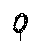 View 77258-SZA-A01ZA RING, TRIM *NH526L*(SATIN SILVER).  Full-Sized Product Image