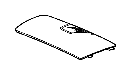 View 77270-SZA-A22ZB PANEL ASSY., CENTER (UPPER)   *NH167L*(GRAPHITE BLACK).  Full-Sized Product Image