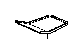 View 77281-SZA-A00ZA MAT, RADIO POCKET *NH167L*(GRAPHITE BLACK).  Full-Sized Product Image