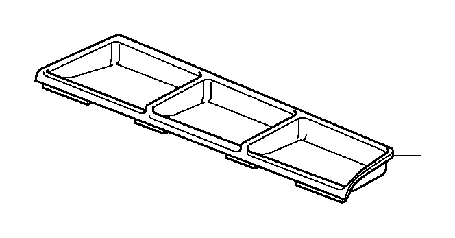 View 77335-SZA-A00ZD MAT, PASSENGER TRAY *YR309L*(LIGHT BEIGE).  Full-Sized Product Image