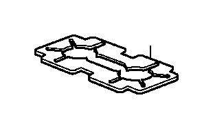View 83456-SZA-A01 SHEET, CUP HOLDER TAB Full-Sized Product Image