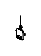 View 84445-SZA-A01ZB COVER, TAILGATE STRAP *NH167L*(GRAPHITE BLACK).  Full-Sized Product Image