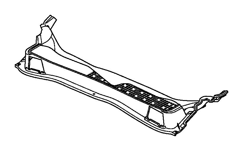 View 74143-SZA-A00 RUBBER, RR. HOOD SEAL                                        Full-Sized Product Image