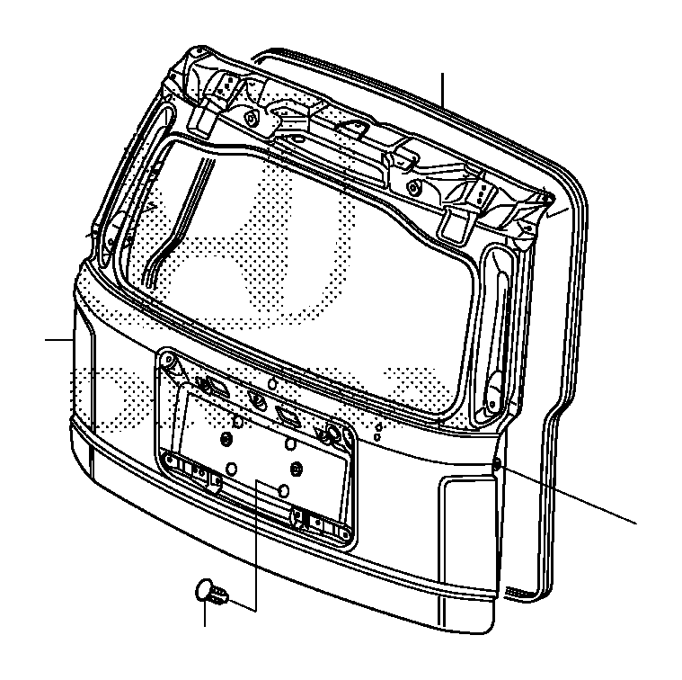 View 68100-SZA-407ZZ TAILGATE (DOT) Full-Sized Product Image