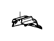 View 81106-T5R-A01ZA COVER, R. FR. SEAT FOOT       (INNER) *NH900L* (RR)(DEEP BLACK).  Full-Sized Product Image