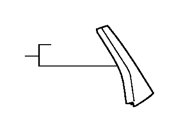 View 74306-T5A-003 MOLDING ASSY., R. ROOF                                       Full-Sized Product Image