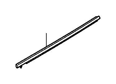 View 72910-T5A-003 MOLDING ASSY., R. RR. DOOR                                   Full-Sized Product Image