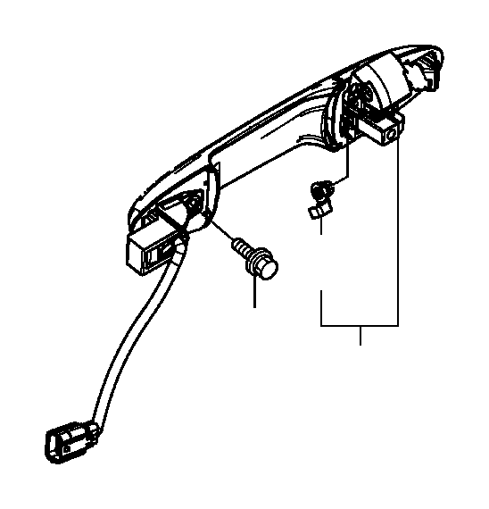 View 72180-T5A-003ZS HANDLE ASSY., L. FR. DOOR     (OUTER) *YR585*(SUNSET ORANGE 2).  Full-Sized Product Image