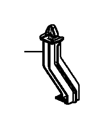 View 91555-T7W-A01 CLIP, AMBIENT SENSOR Full-Sized Product Image