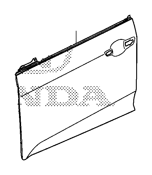 View 67151-TBA-305ZZ SKIN SET, L. FR. DOOR                                        Full-Sized Product Image