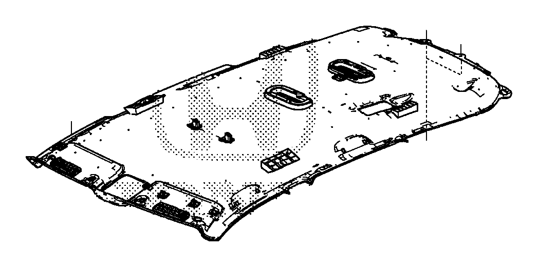 View 83250-TK8-A11ZD CONSOLE ASSY., ROOF *YR507L*(SHADOW BEIGE).  Full-Sized Product Image