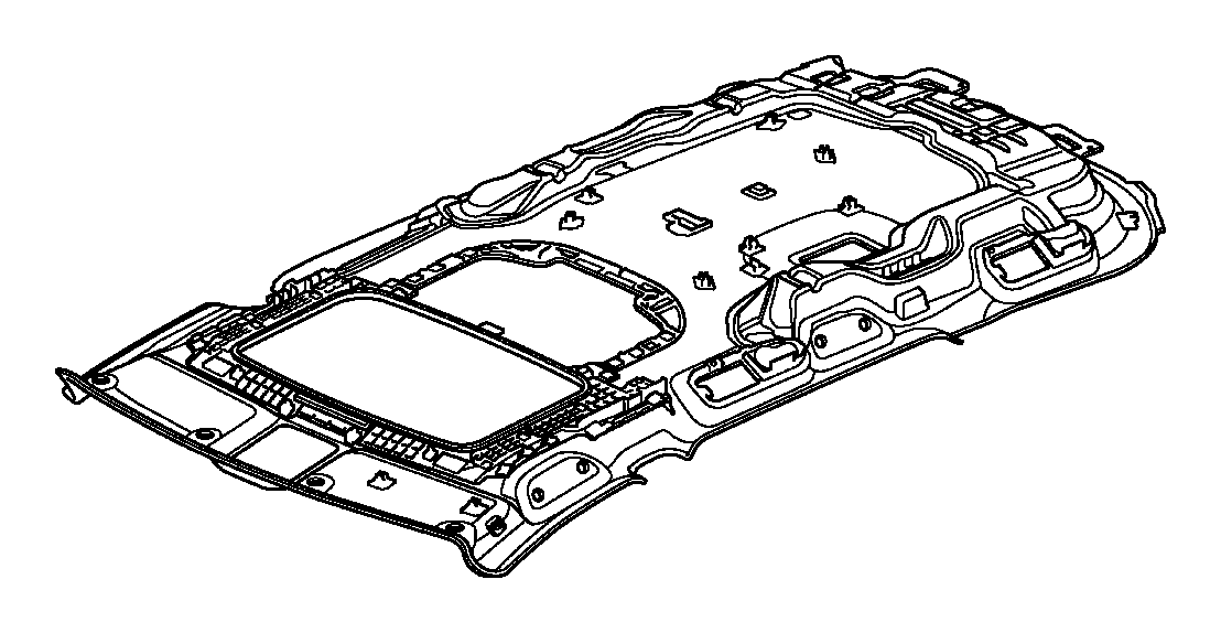 View 83201-TK8-A02ZA LINING, ROOF *NH556L*         (SUNROOF)(GRAYGE).  Full-Sized Product Image