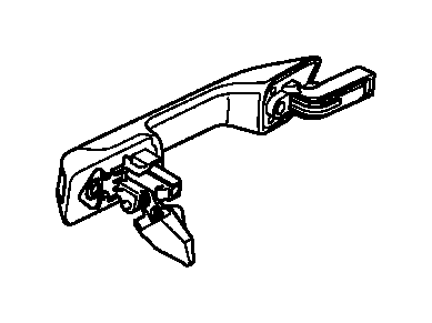 View 72680-TK8-A11ZD HANDLE ASSY., L. SLIDE DOOR   (OUTER) *NH731P*(CRYSTAL BLACK PEARL).  Full-Sized Product Image