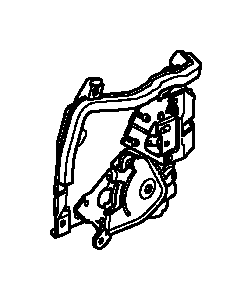 View 72610-TK8-A12 LATCH ASSY., R. SLIDE DOOR    (POWER)                        Full-Sized Product Image