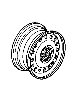 Image of DISK, WHEEL (16X6 1/2JJ) image for your 2008 Honda Fit   