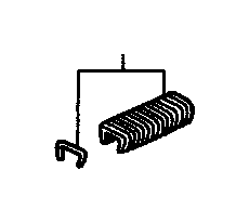 View C-CLIP SET, TRIM FASTENER     (30 PIECES)                    Full-Sized Product Image