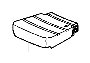 View PAD & FRAME, R. MIDDLE SEAT   CUSHION (TS TECH)              Full-Sized Product Image 1 of 1
