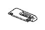 View MIRROR ASSY., L. *NH598L*(ATLAS GRAY).  Full-Sized Product Image 1 of 1