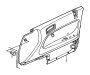 View WEATHERSTRIP, L. FR. DOOR     (INNER)                        Full-Sized Product Image 1 of 1
