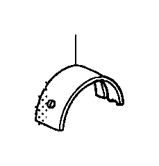 View BEARING C, MAIN (UPPER)       (BROWN) (DAIDO)                Full-Sized Product Image