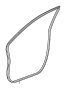 View SEAL, R. FR. DOOR OPENING     *YR327L*(PEARL IVORY).  Full-Sized Product Image 1 of 1