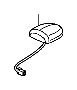 View ANTENNA ASSY., XM *NH707*(FORMAL BLACK II).  Full-Sized Product Image 1 of 1