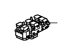 View SWITCH ASSY., POWER WINDOW    MASTER                         Full-Sized Product Image 1 of 1